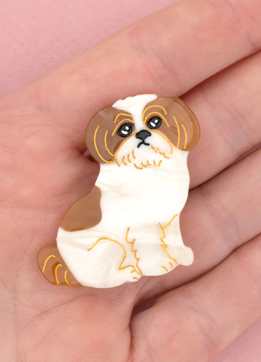 西施犬小髮夾